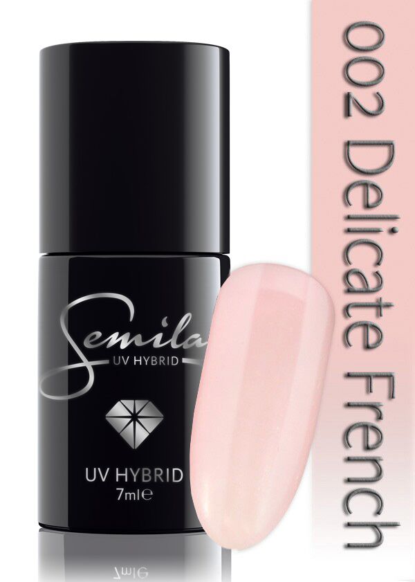 Semilac 002 UV Hybrid Delicate French 7ml