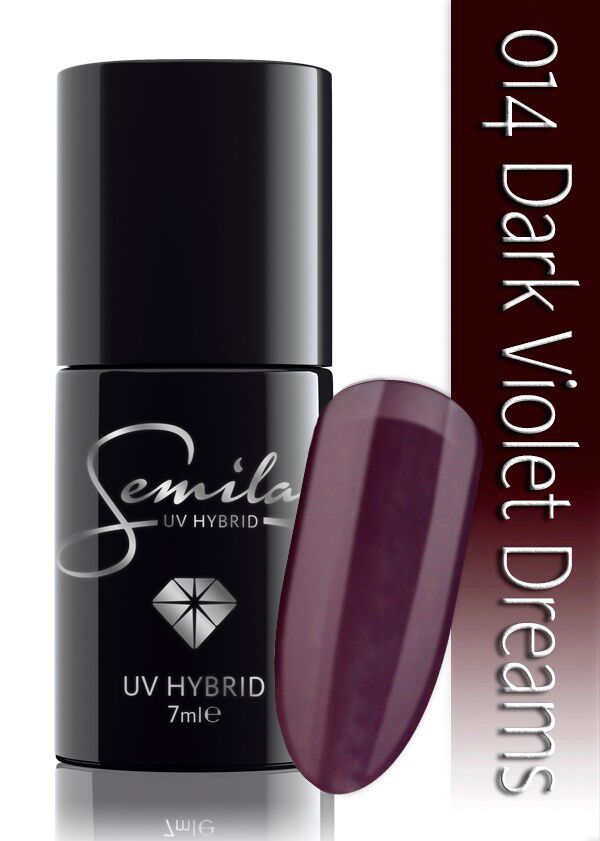 Semilac 014 UV Hybrid Dark Violet Dreams 7ml