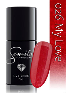 Semilac 026 UV Hybrid My Love 7ml