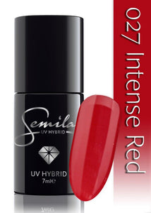 Semilac 027 UV Hybrid  Intense Red 7ml