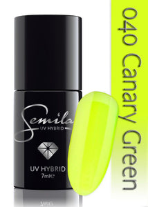Semilac 040 UV Hybrid Canary Green 7ml