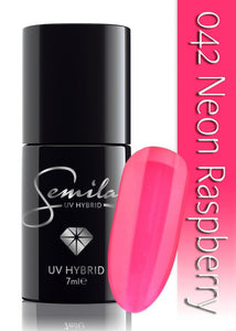 Semilac 042 UV Hybrid Neon Raspberry 7ml