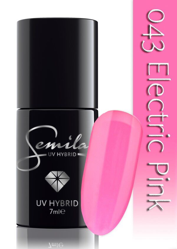 Semilac 043 UV Hybrid Electric Pink 7ml