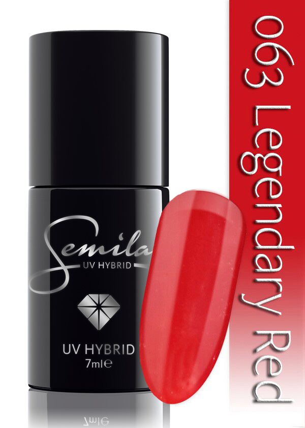 Semilac 063 UV Hybrid Legendary Red 7ml