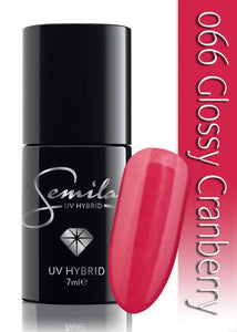 Semilac 066 UV Hybrid Glossy Cranberry 7ml