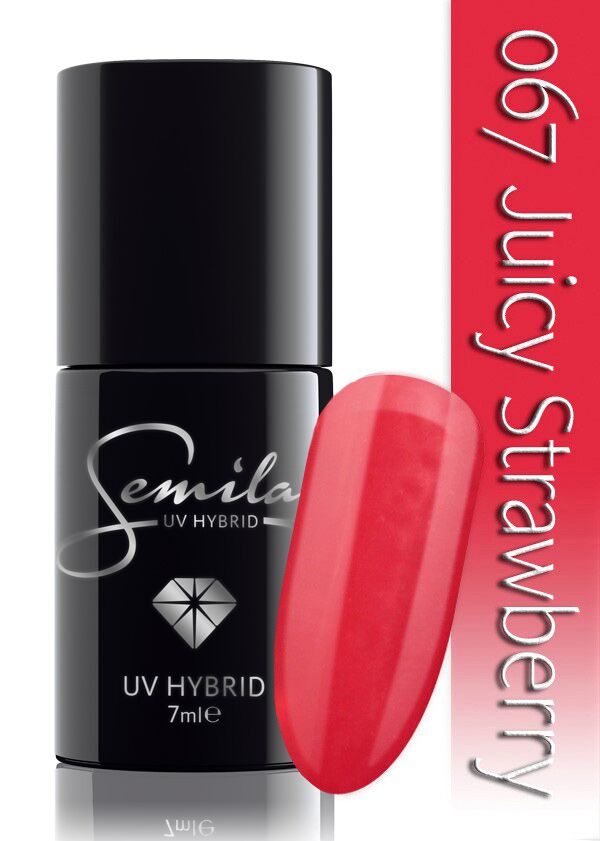 Semilac 067 UV Hybrid Juicy Strawberry 7ml