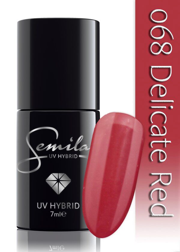 Semilac 068 UV Hybrid Delicate Red 7ml