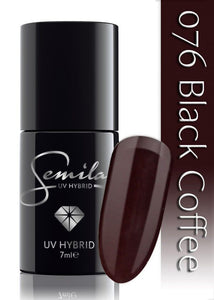 Semilac 076 UV Hybrid Black Coffee 7ml