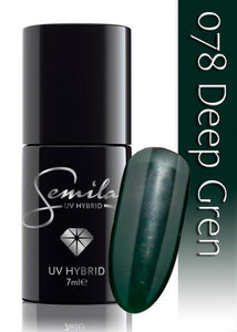 Semilac 078 UV Hybrid Deep Green 7ml
