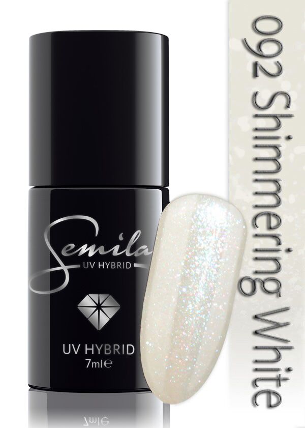 Semilac 092 UV Hybrid Shimmering White 7ml