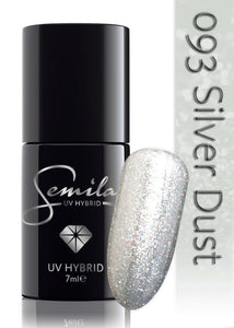 Semilac 093 UV Hybrid Sliver Dust 7ml