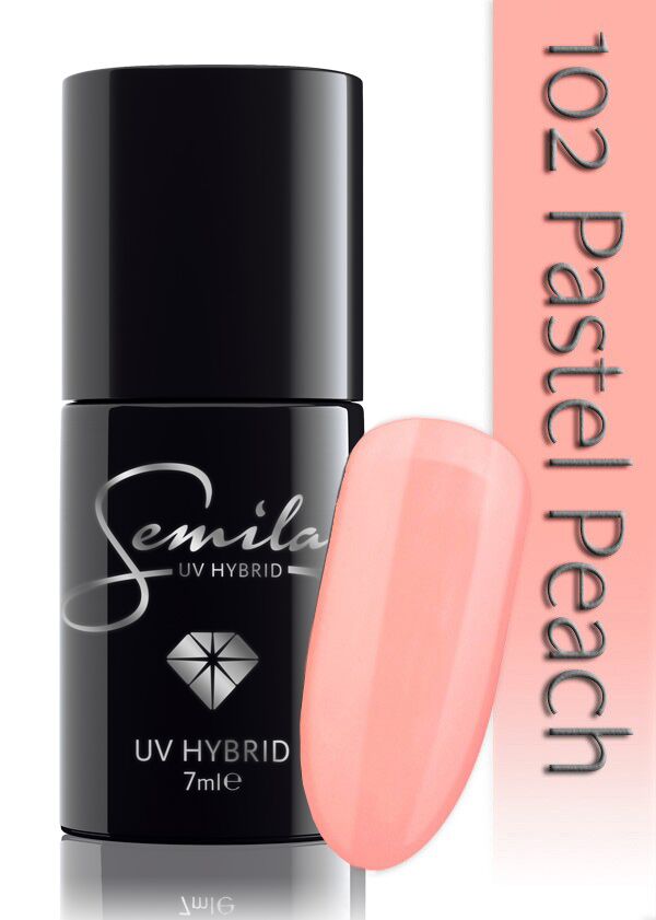 Semilac 102 UV Hybrid Pastel Peach 7ml