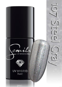 Semilac 107 UV Hybrid Steel Gray 7ml