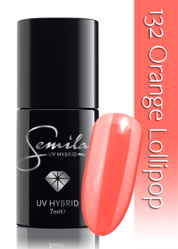 Semilac 132 UV Hybrid Orange Lollipop 7ml