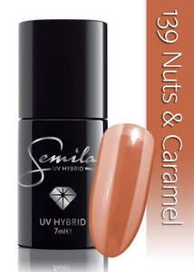 Semilac 139 UV Hybrid Nuts & Caramel 7ml