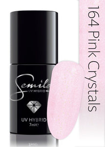 Semilac 164 UV Hybrid Pink Crystals 7ml