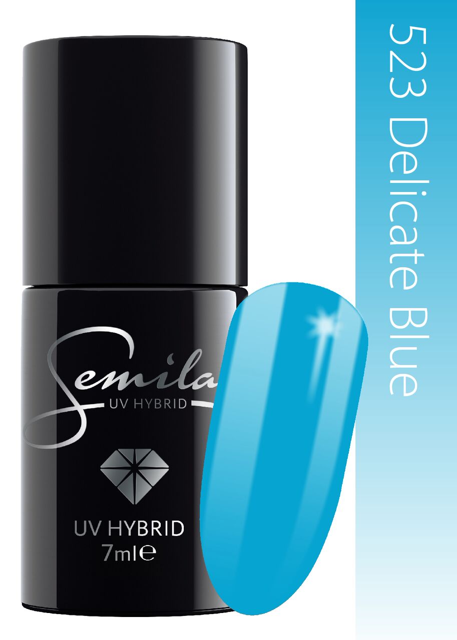 Semilac 523 UV Hybrid Nail Polish Delicate Blue 7ml