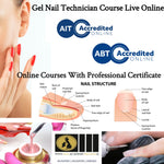 Gel Nail Technician Course Online / October 02 and Oct 03 and Oct 09 and 10. This Course is run over four evenings 7pm until 9pm each evening live. ABT-AIT Accredited. ( €74.75 each evening )