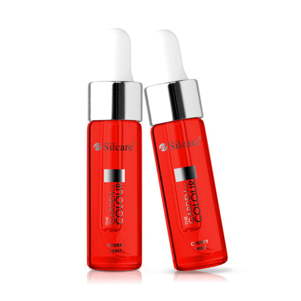 Silcare Nail & Cuticle Oil Cherry Wine, 15 ml
