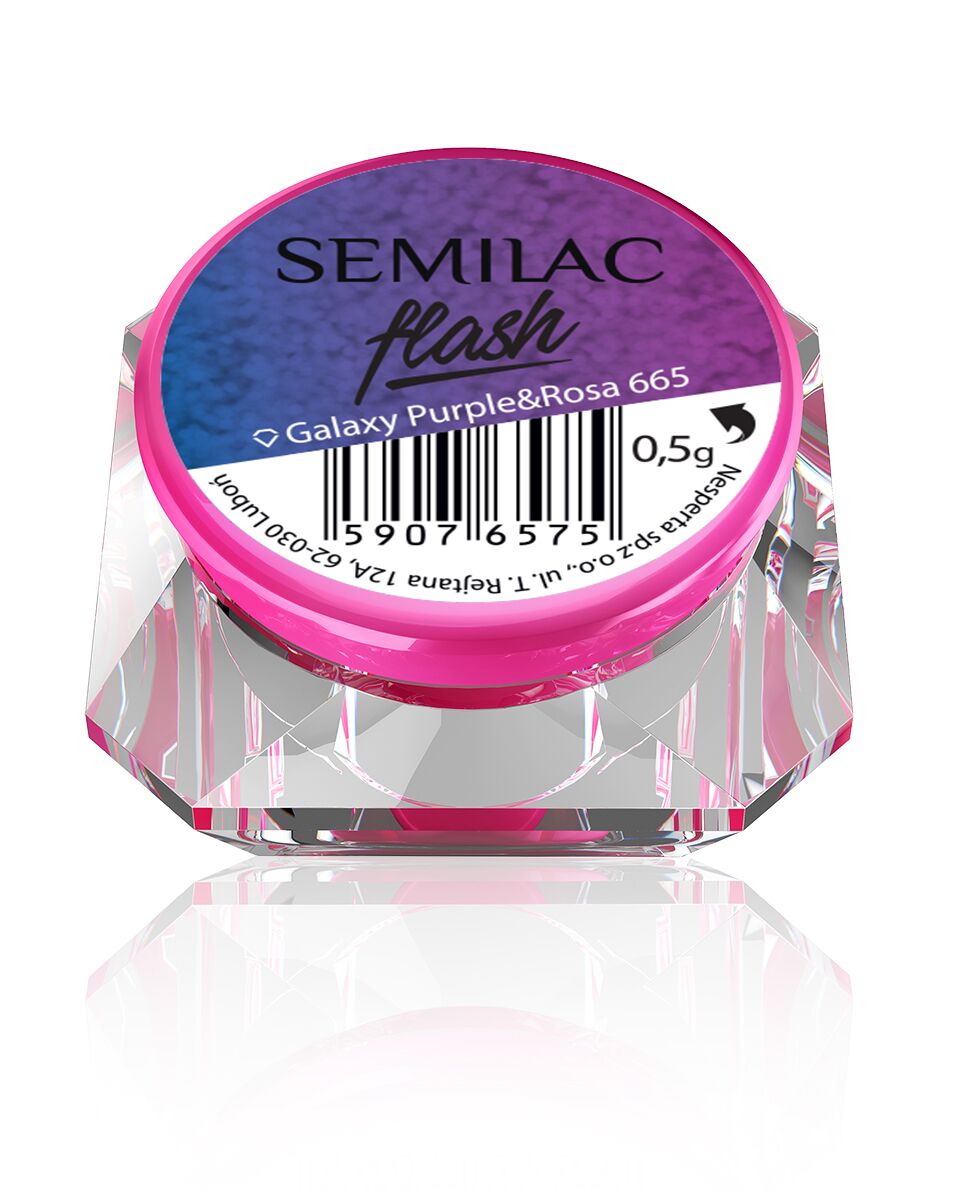 Semilac Flash Galaxy Purple & Rosa 665 5g