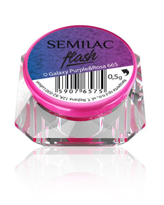 Semilac Flash Galaxy Purple & Rosa 665 5g