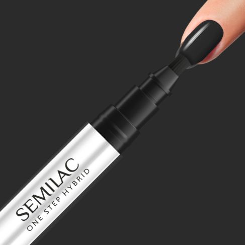 Semilac One Step Hybrid MarkerThe black 3ml